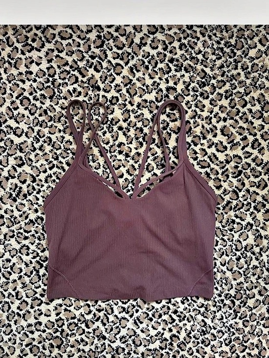lululemon athletica Tops - Lululemon Align Strappy Ribbed Tank Top Brown